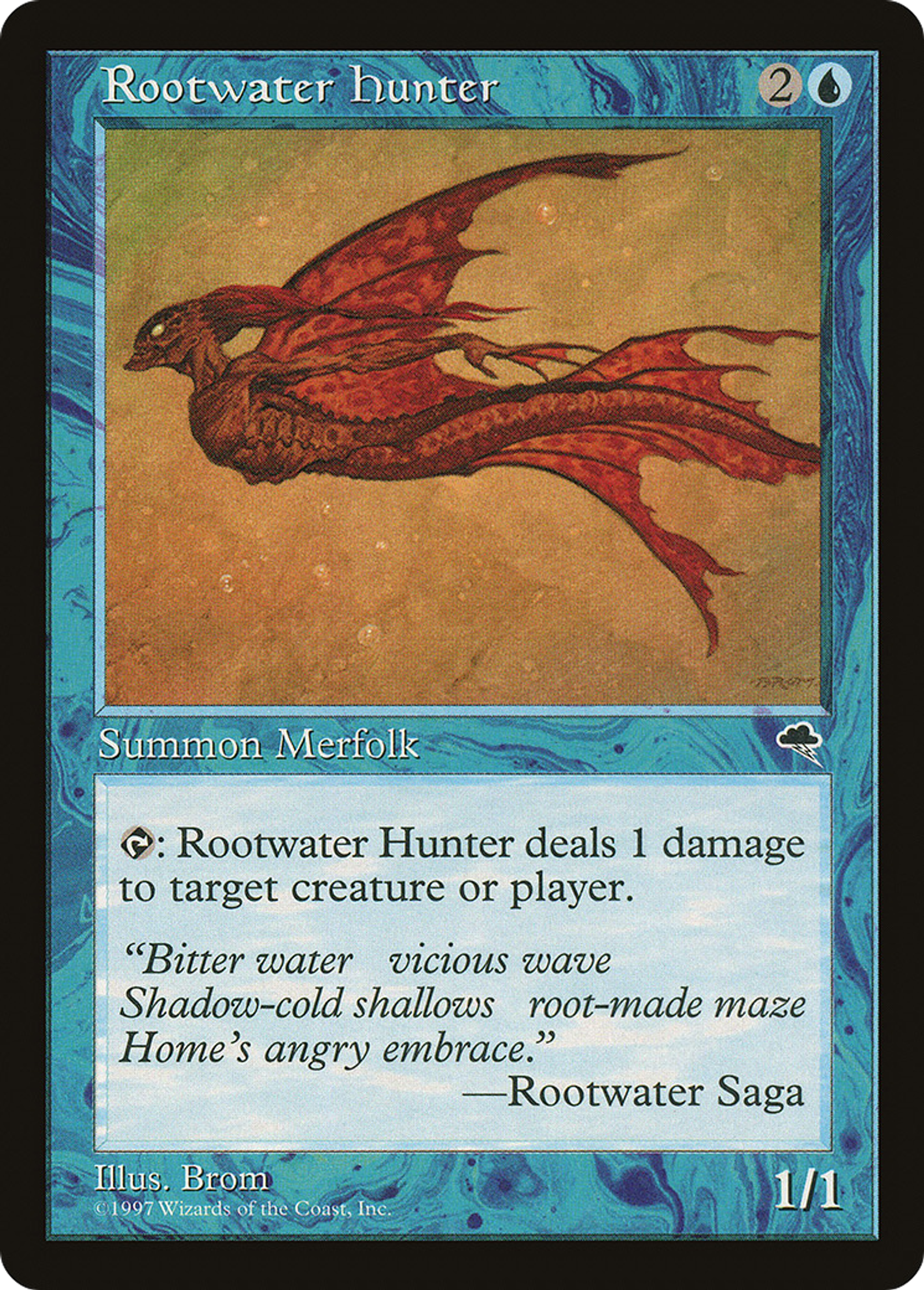 Rootwater Hunter — Tempest — Magic: The Gathering