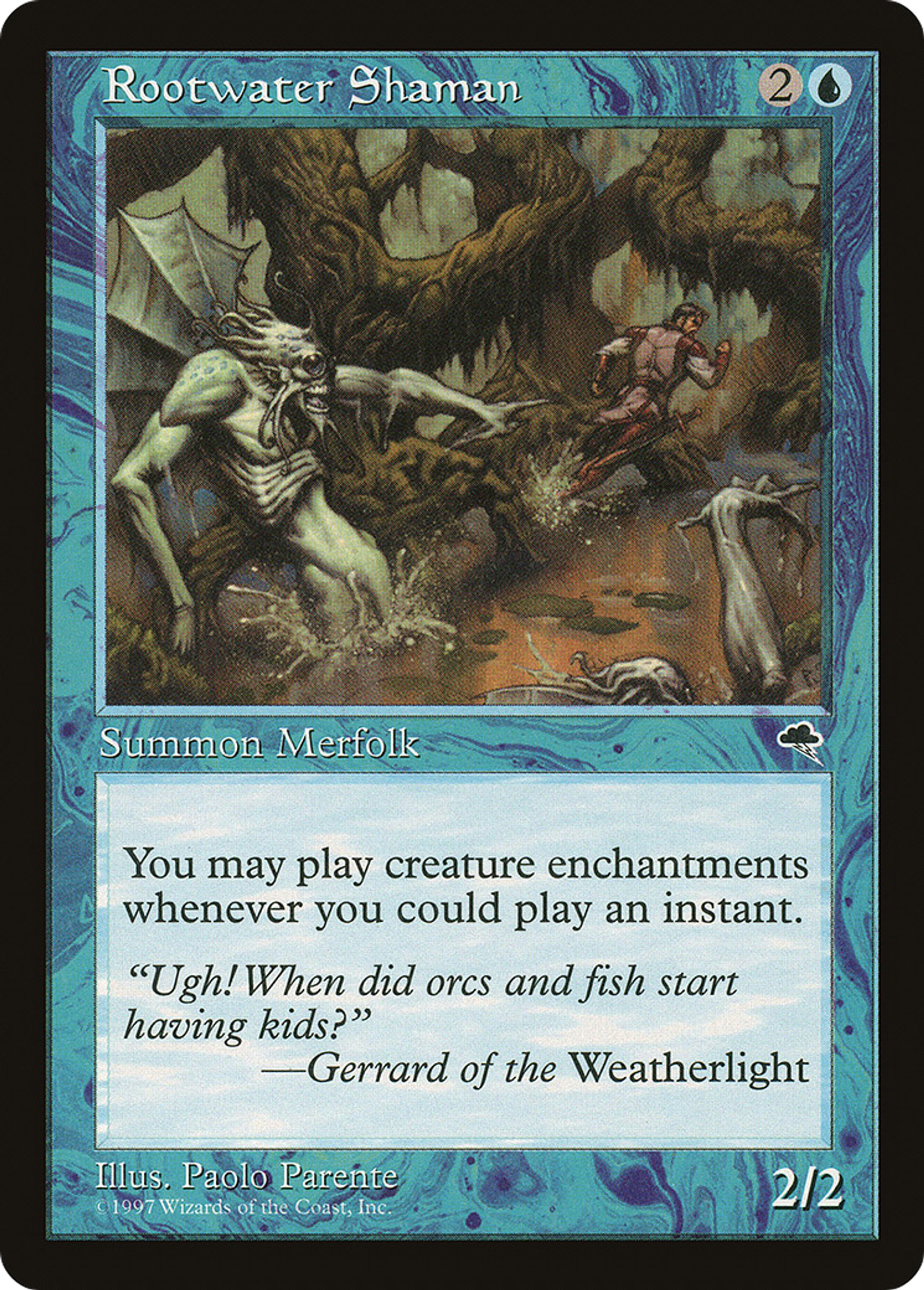 Rootwater Shaman — Tempest — Magic: The Gathering