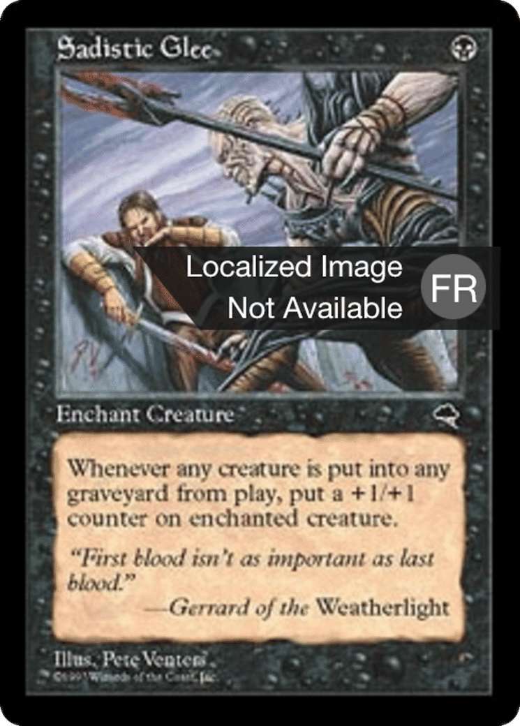 Jubilation sadique — Tempest — Magic: The Gathering