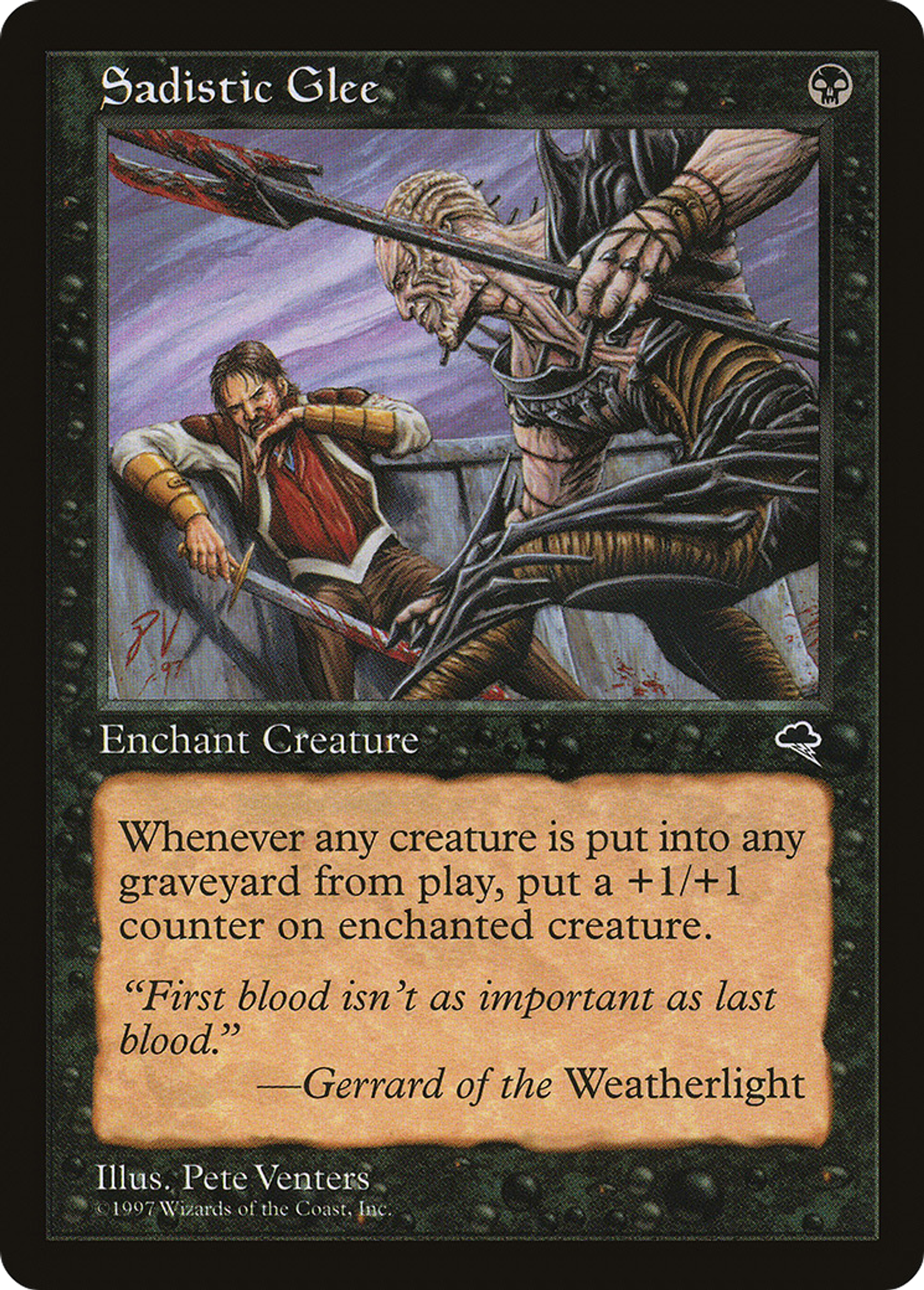 Sadistic Glee — Tempest — Magic: The Gathering