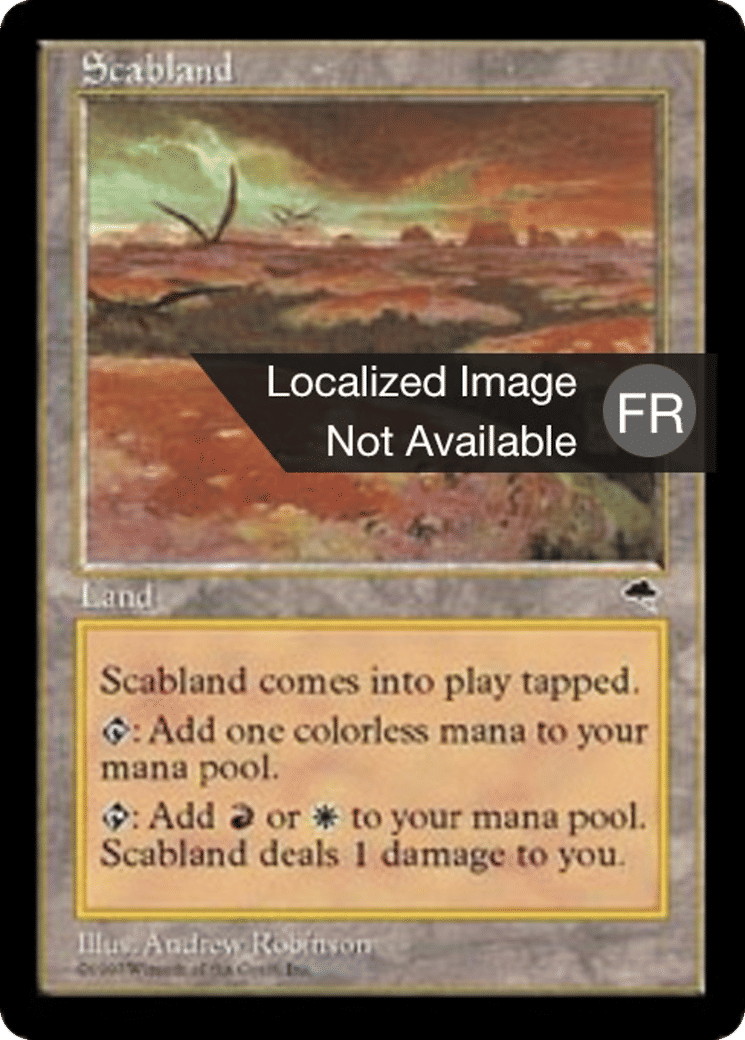Terres galeuses — Tempest — Magic: The Gathering
