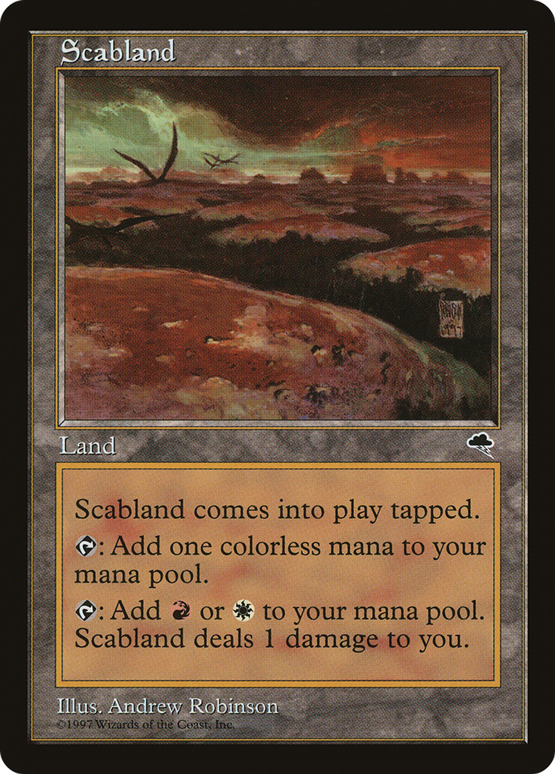 Scabland — Tempest — Magic: The Gathering