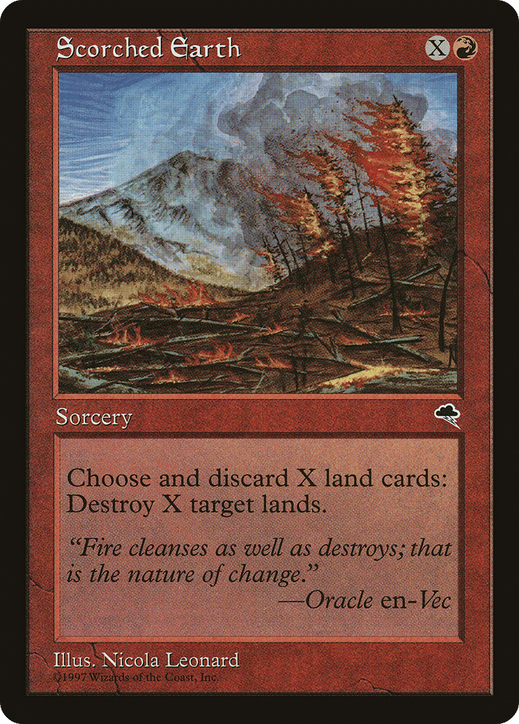 Scorched Earth — Tempest — Magic: The Gathering