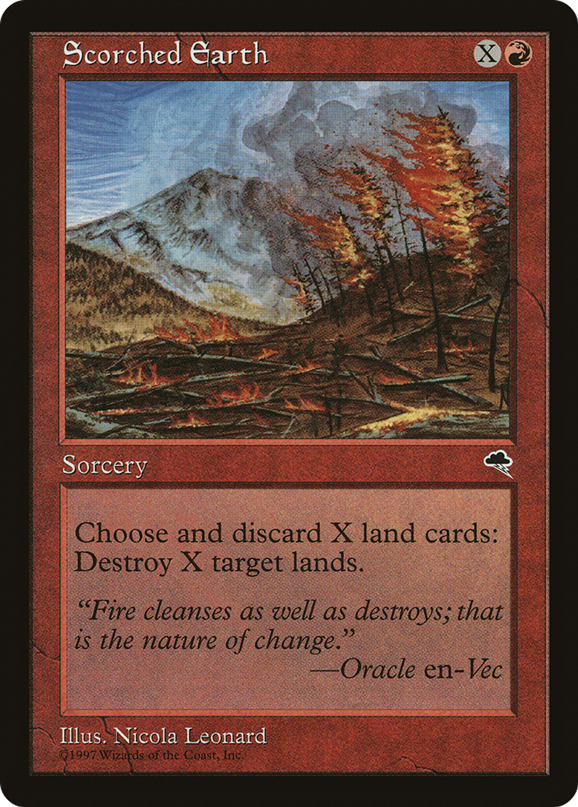 Scorched Earth — Tempest — Magic: The Gathering