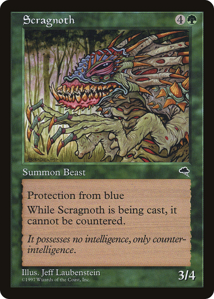 Scragnoth — Tempest — Magic: The Gathering