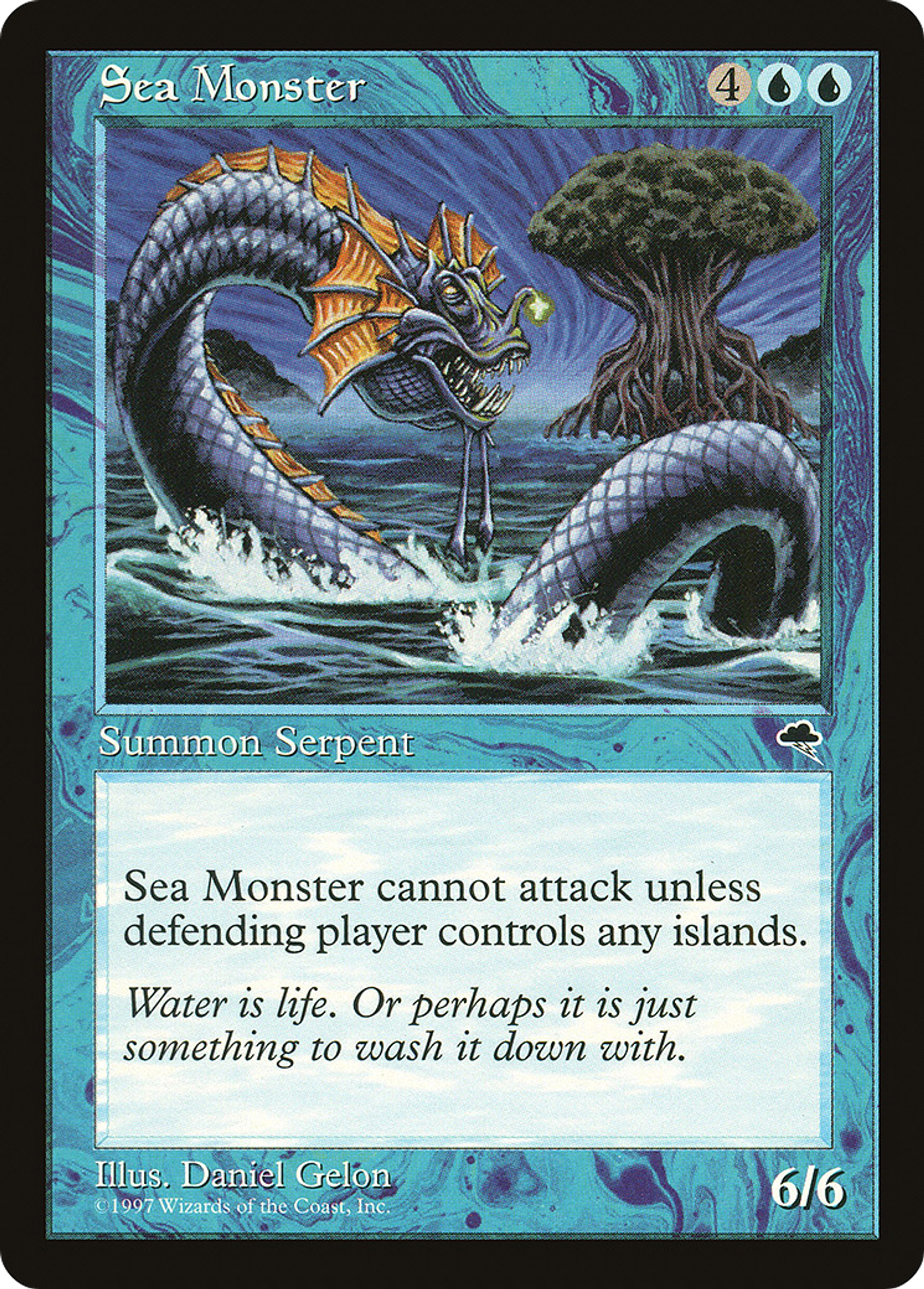 Sea Monster — Tempest — Magic: The Gathering