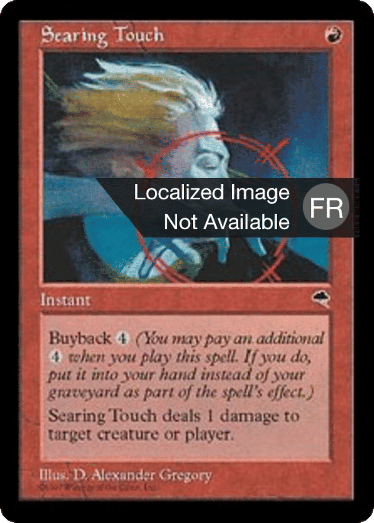 Effleurement de feu — Tempest — Magic: The Gathering