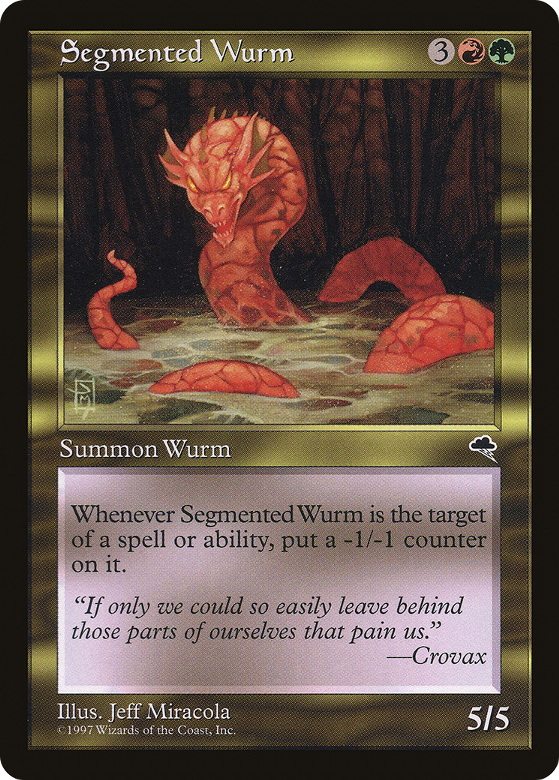 Segmented Wurm — Tempest — Magic: The Gathering