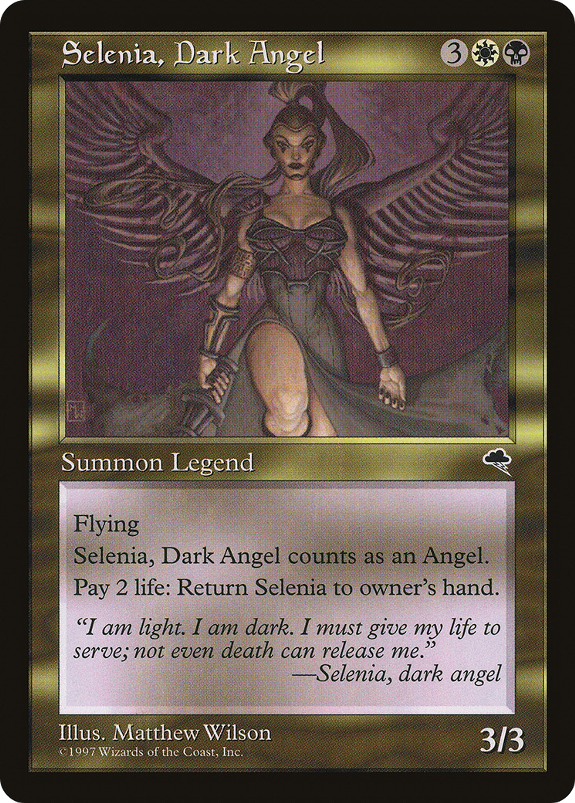 Selenia, Dark Angel — Tempest — Magic: The Gathering