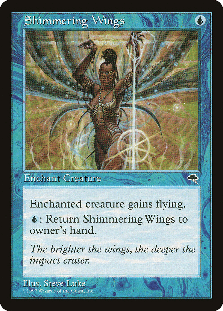 Shimmering Wings — Tempest — Magic: The Gathering