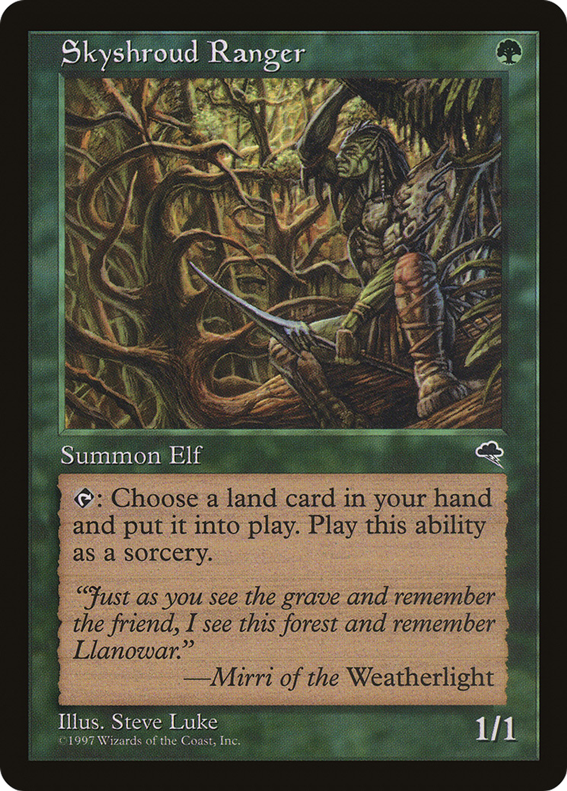 Skyshroud Ranger — Tempest — Magic: The Gathering