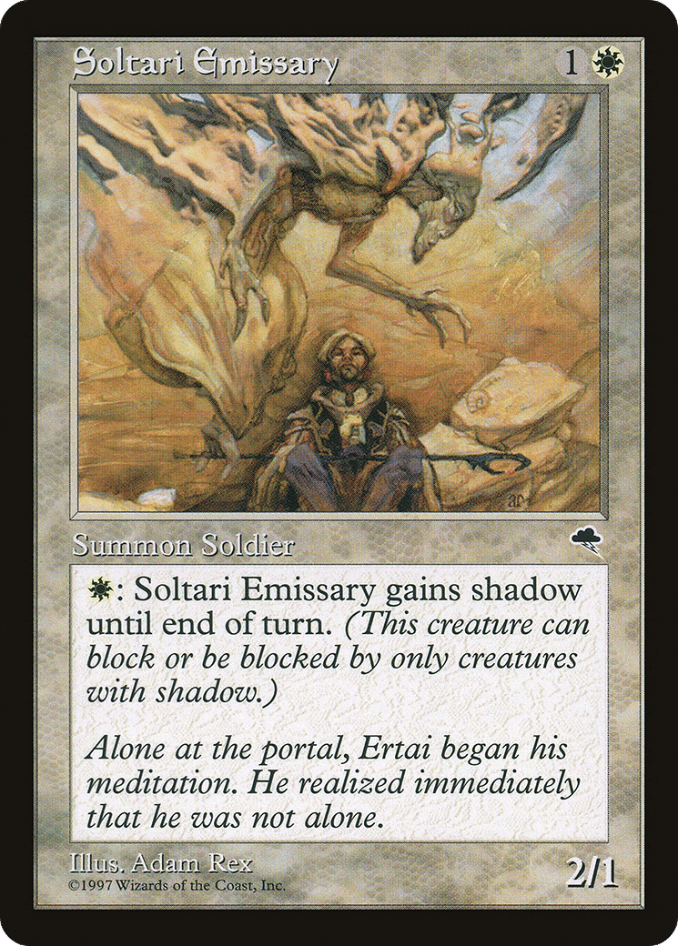 Soltari Emissary — Tempest — Magic: The Gathering