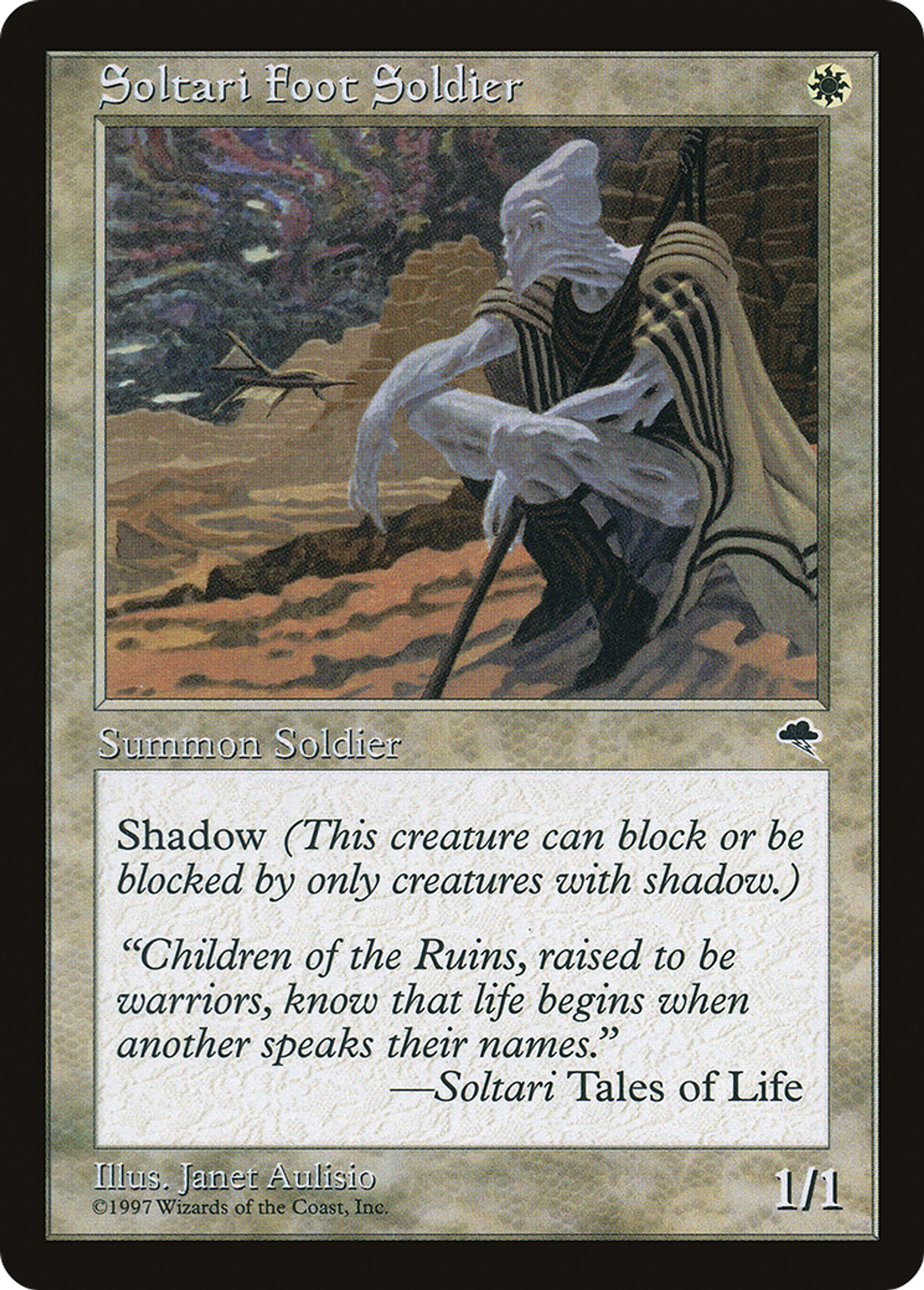Soltari Foot Soldier — Tempest — Magic: The Gathering