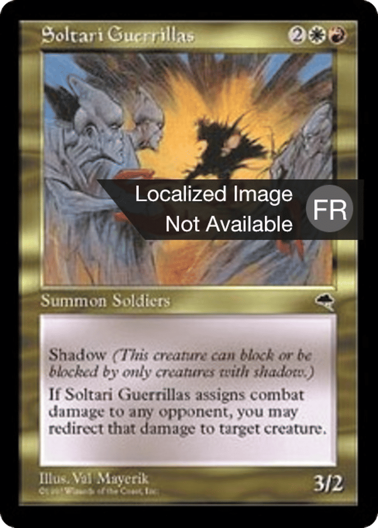 Francs-tireurs soltaris — Tempest — Magic: The Gathering