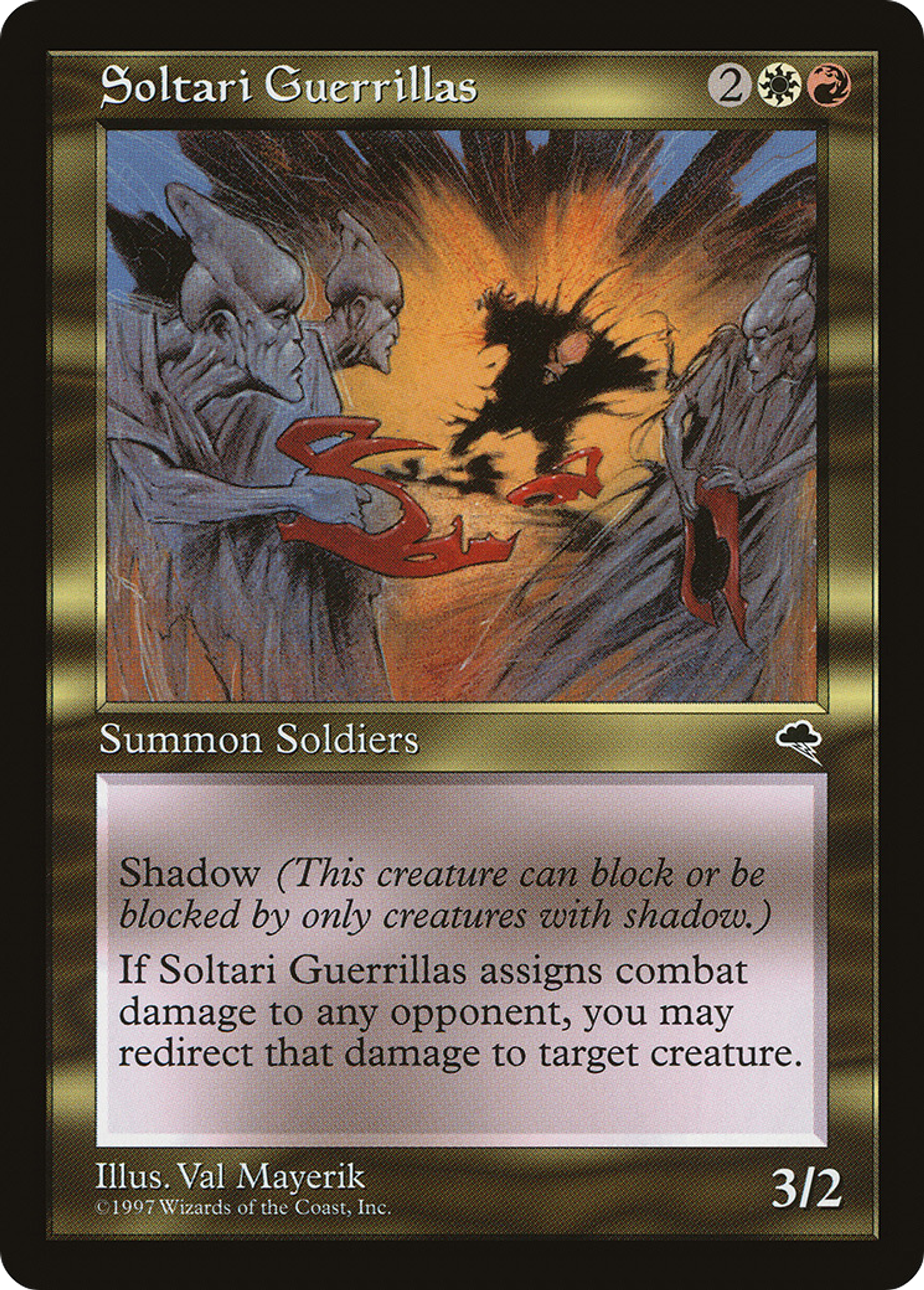 Soltari Guerrillas — Tempest — Magic: The Gathering