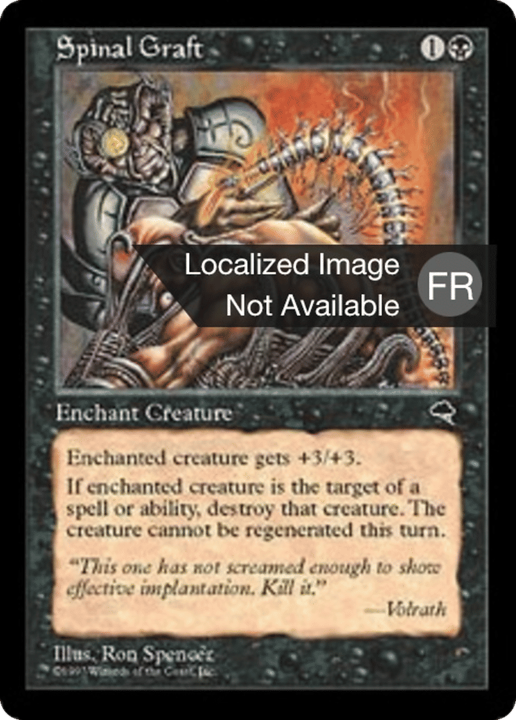 Greffe spinale — Tempest — Magic: The Gathering