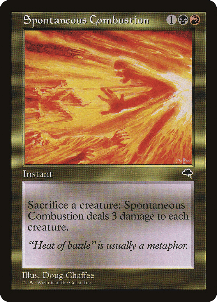 Spontaneous Combustion — Tempest — Magic: The Gathering