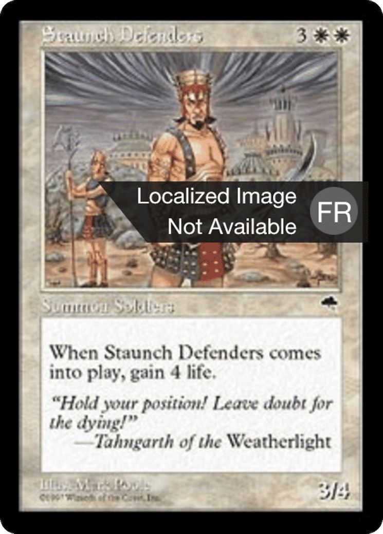 Défenseurs inébranlables — Tempest — Magic: The Gathering