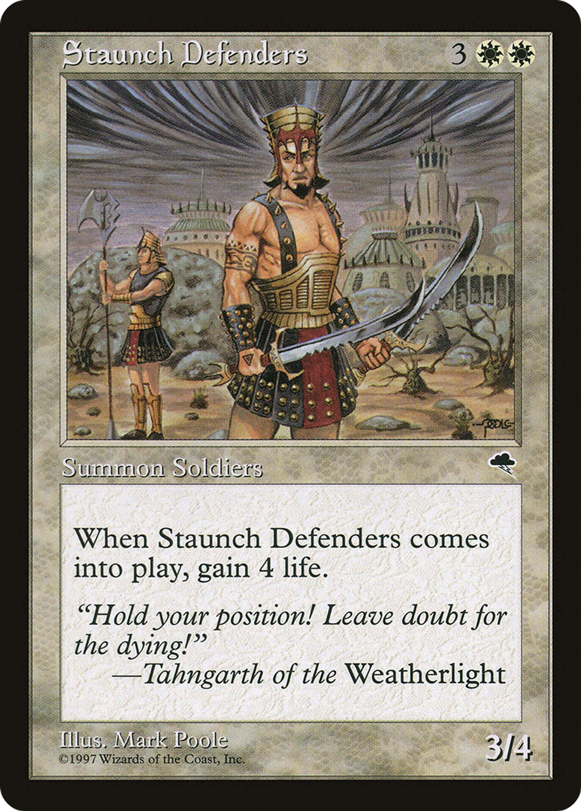Staunch Defenders — Tempest — Magic: The Gathering
