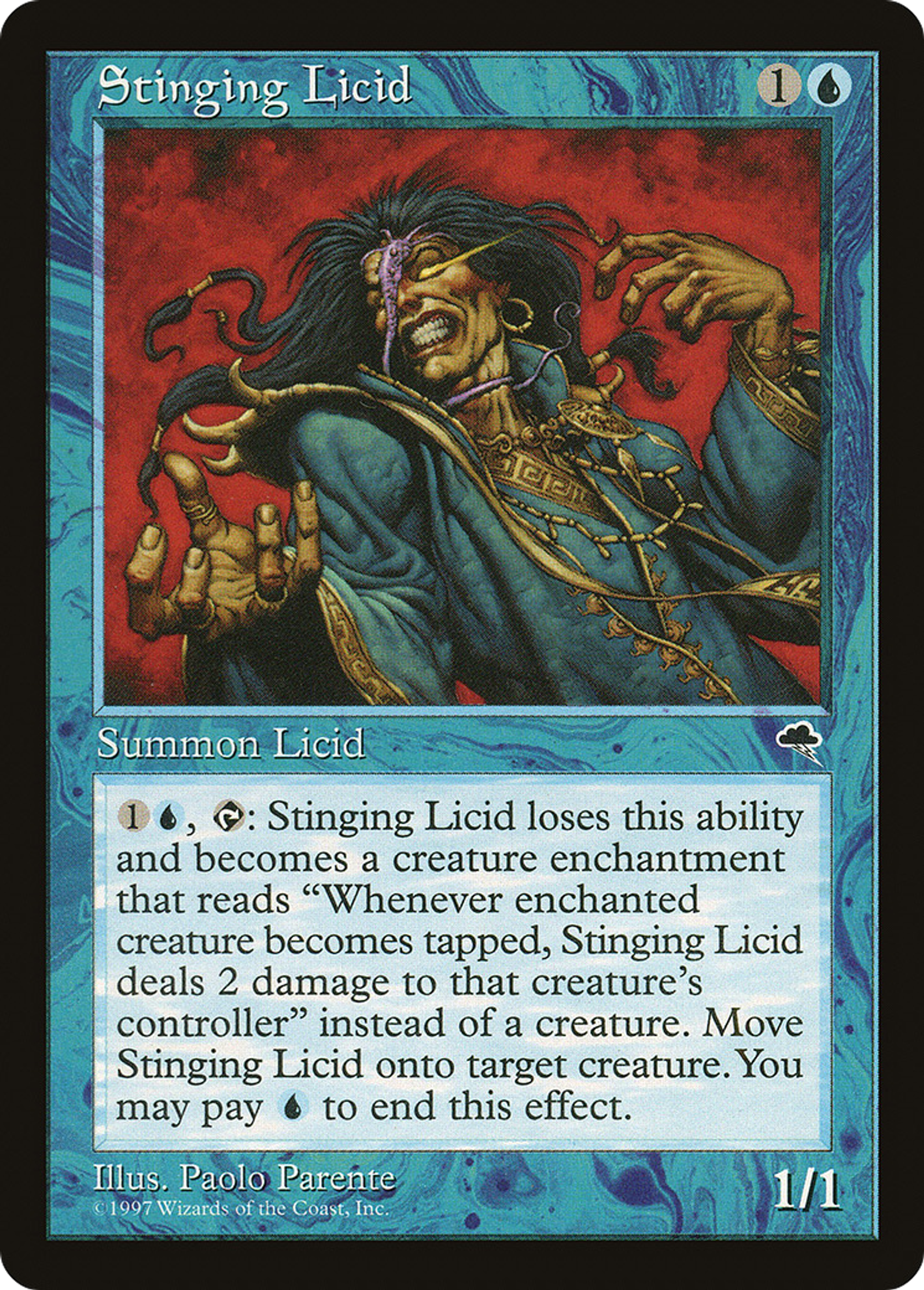 Stinging Licid — Tempest — Magic: The Gathering