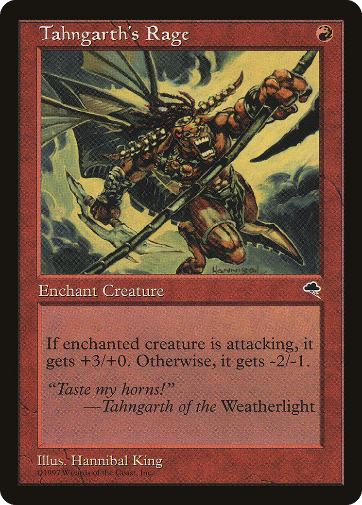 Tahngarth's Rage — Tempest — Magic: The Gathering