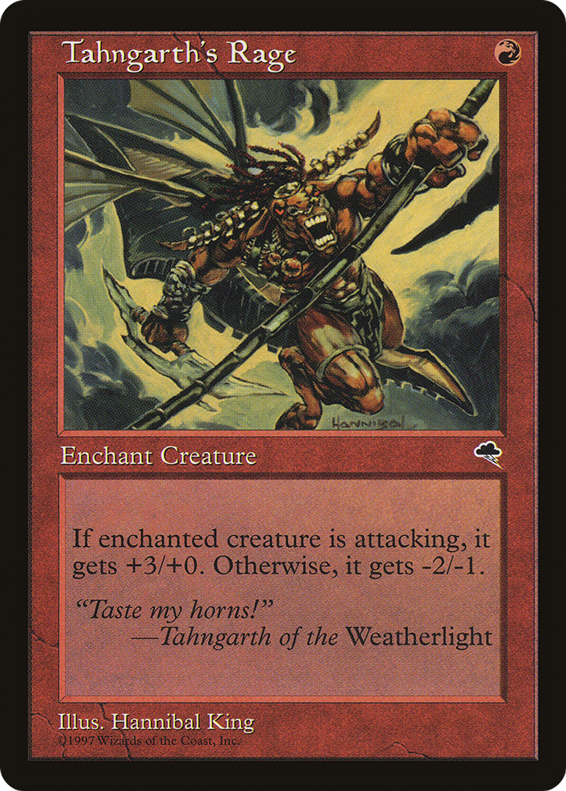 Tahngarth's Rage — Tempest — Magic: The Gathering