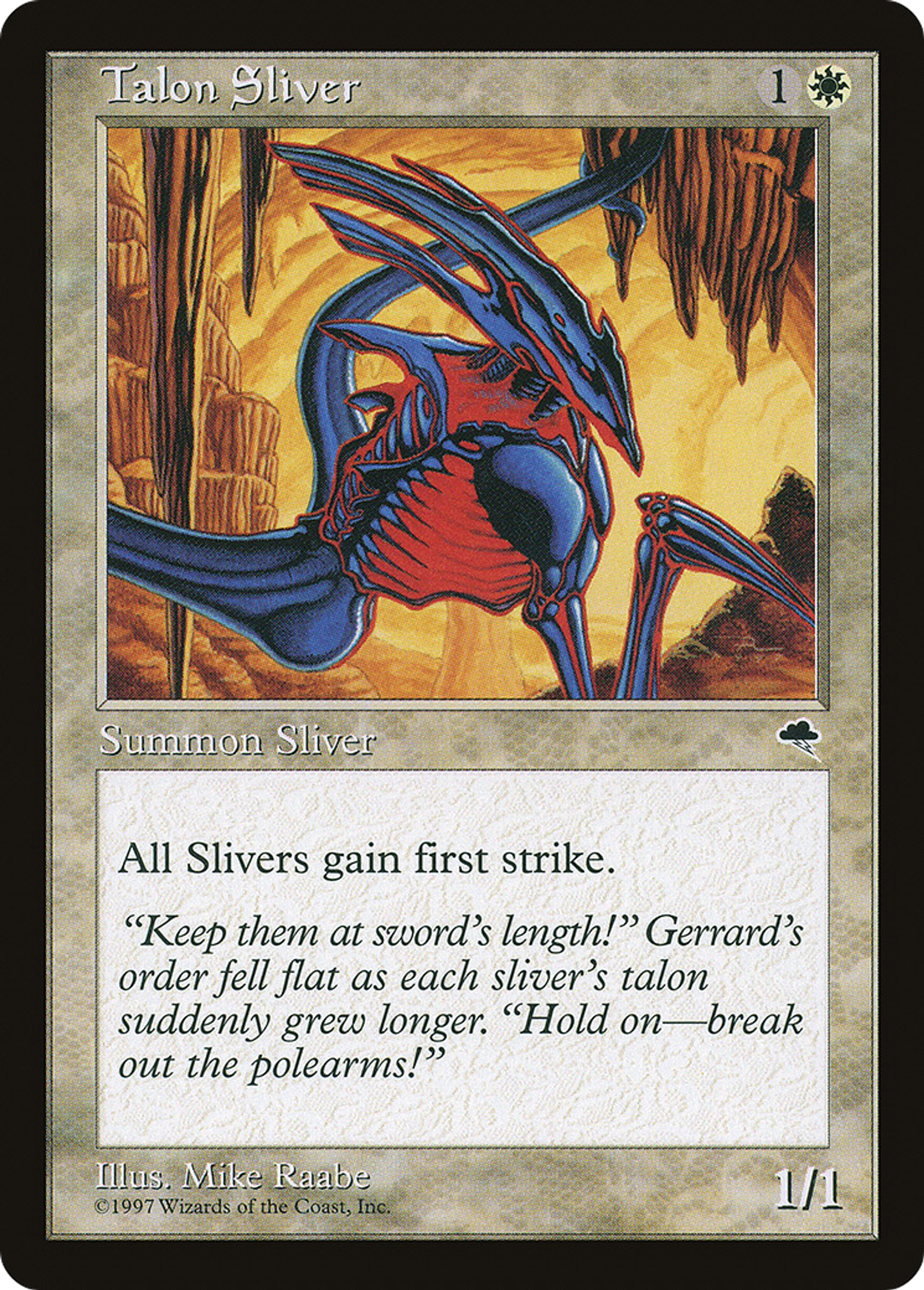 Talon Sliver — Tempest — Magic: The Gathering