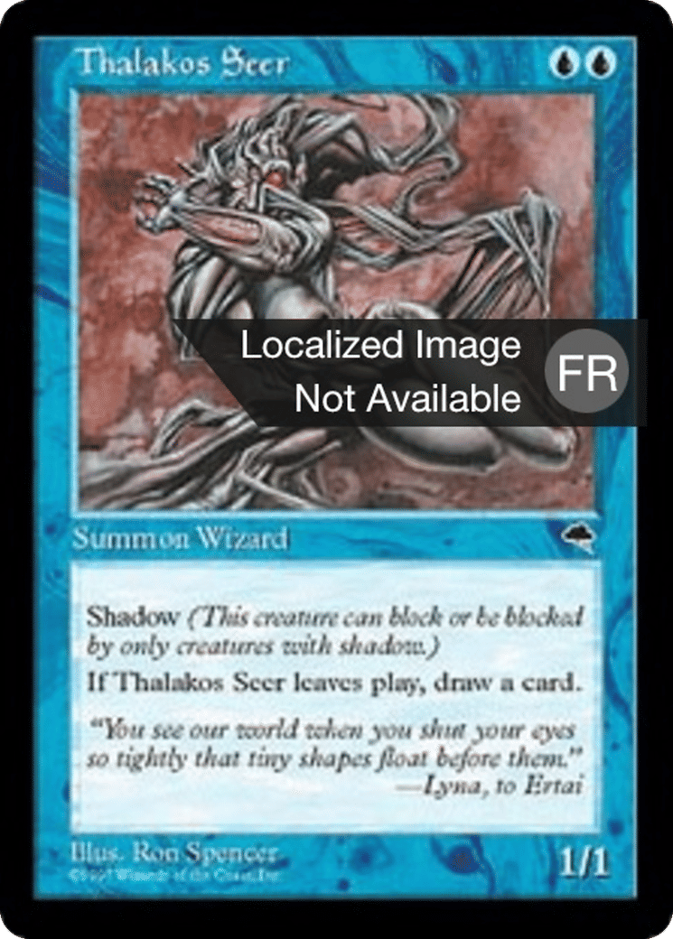 Voyante thalakose — Tempest — Magic: The Gathering