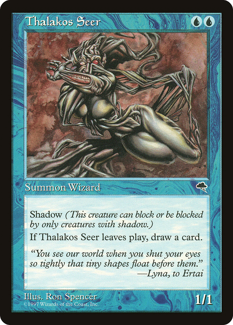 Thalakos Seer — Tempest — Magic: The Gathering