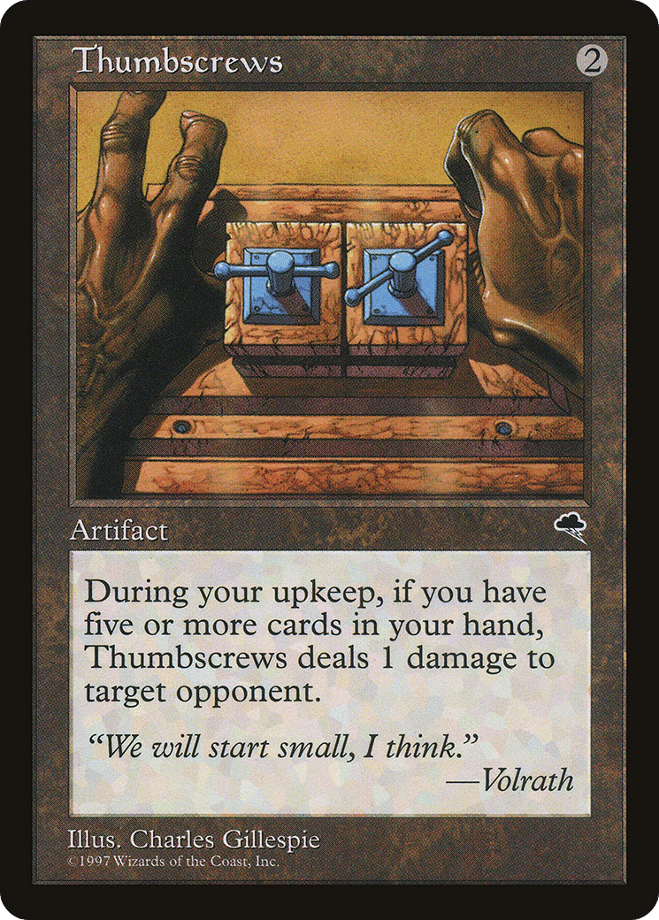 Thumbscrews — Tempest — Magic: The Gathering