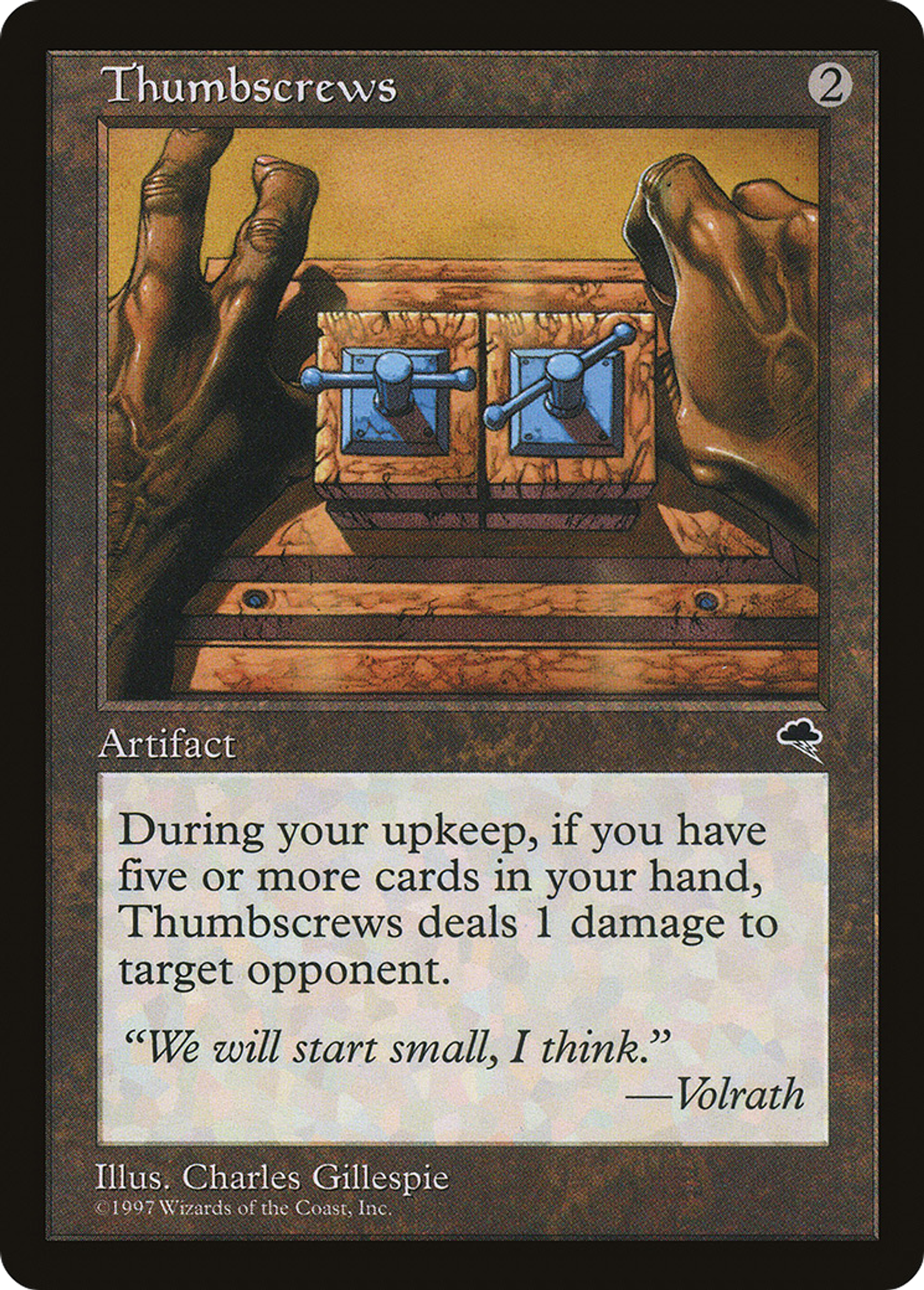 Thumbscrews — Tempest — Magic: The Gathering