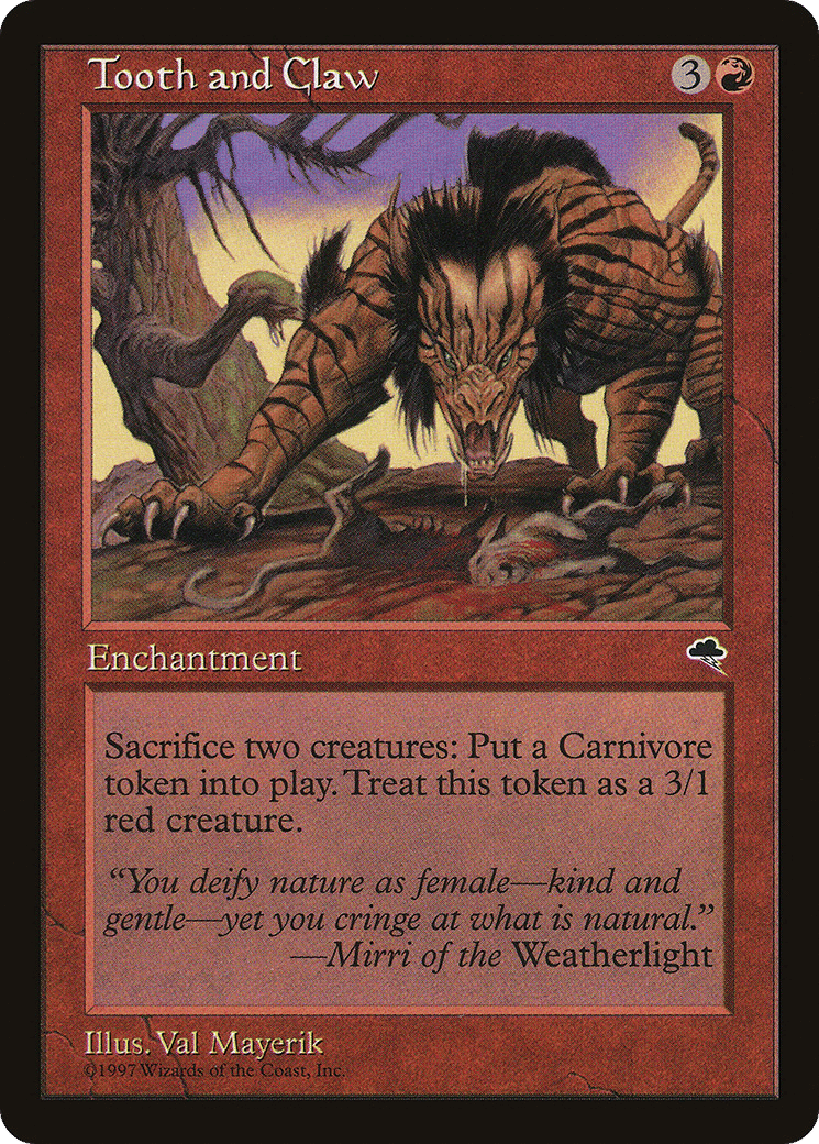 Tooth and Claw — Tempest — Magic: The Gathering