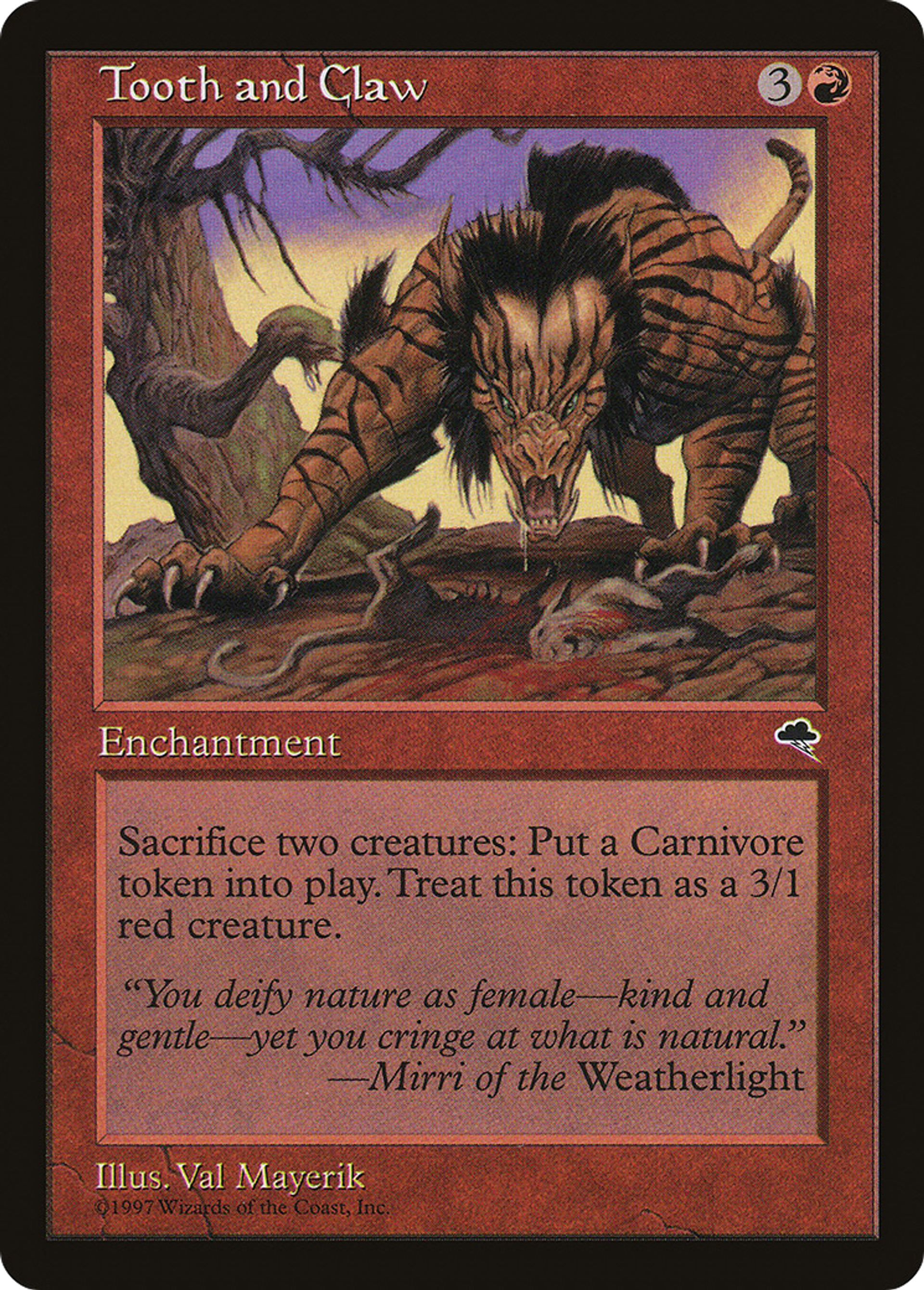 Tooth and Claw — Tempest — Magic: The Gathering