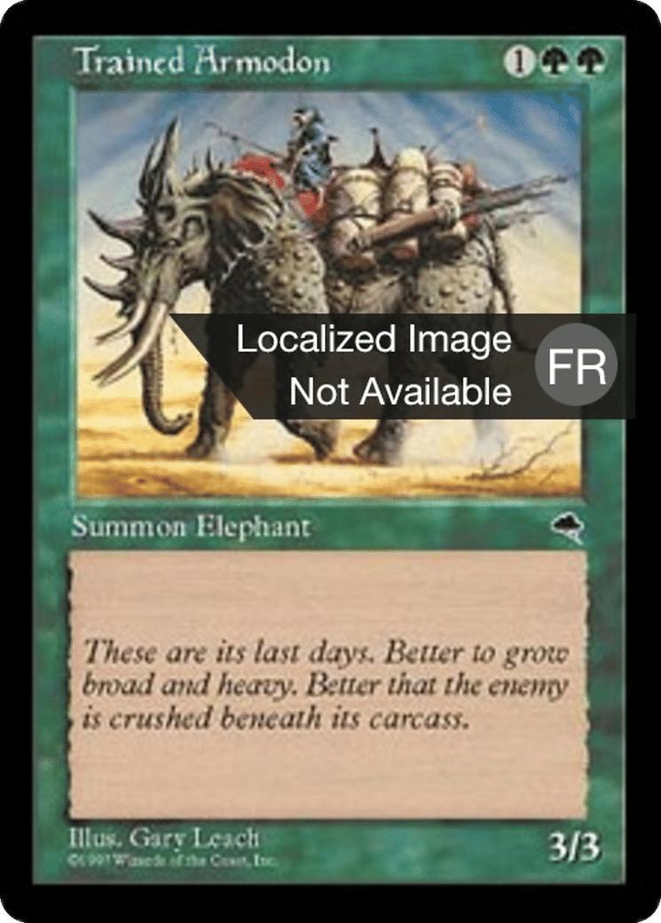 Armodon dressé — Tempest — Magic: The Gathering