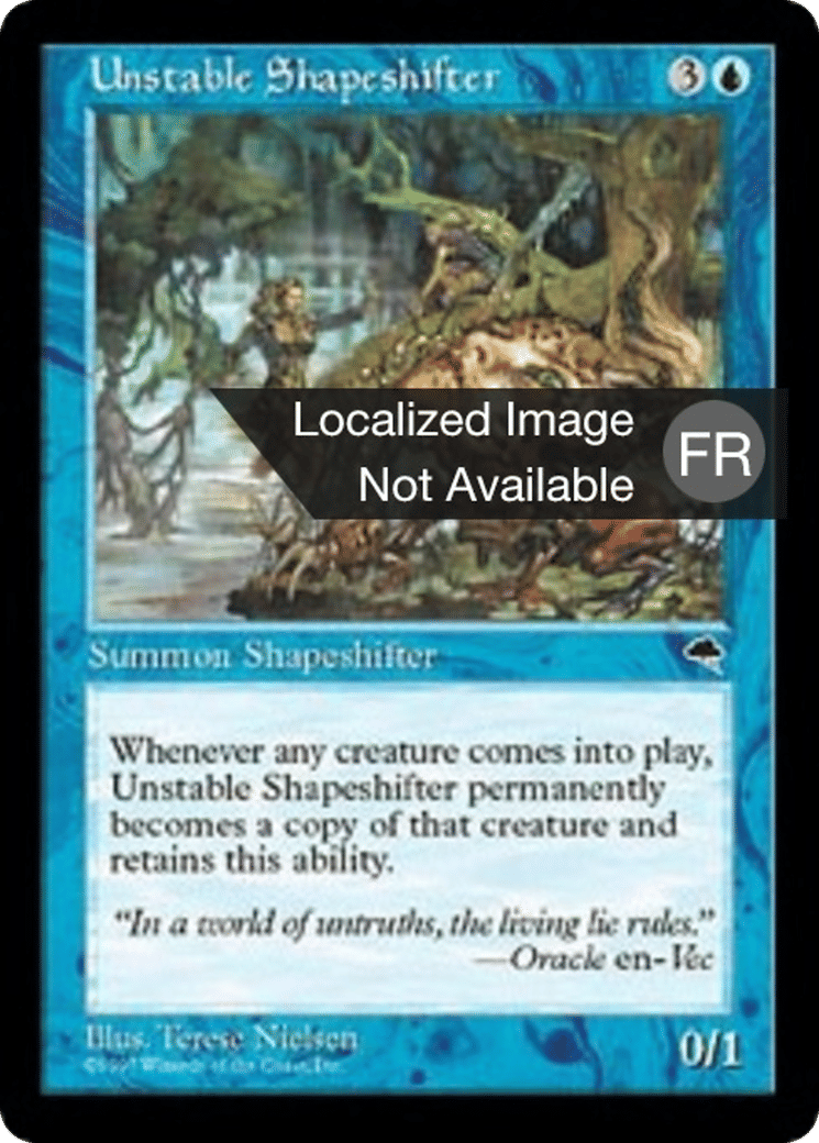 Changeforme instable — Tempest — Magic: The Gathering