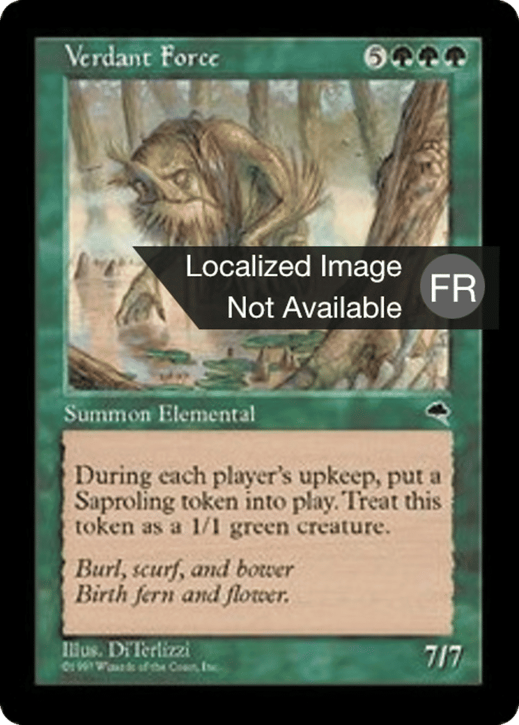 Force verdoyante — Tempest — Magic: The Gathering