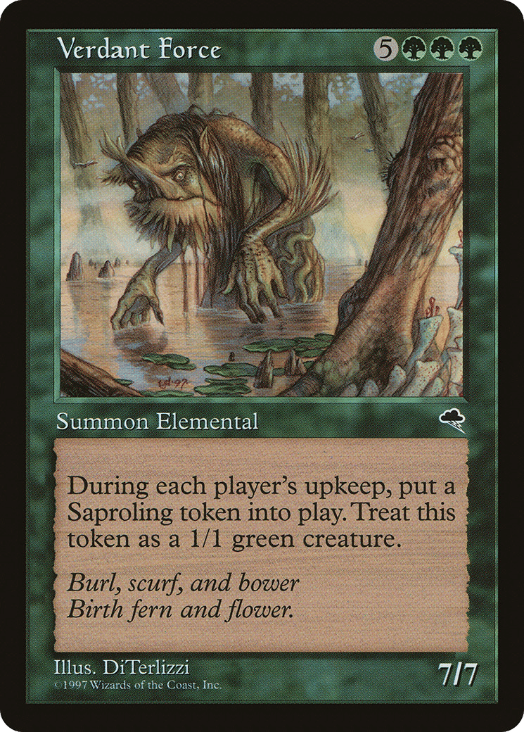 Verdant Force — Tempest — Magic: The Gathering
