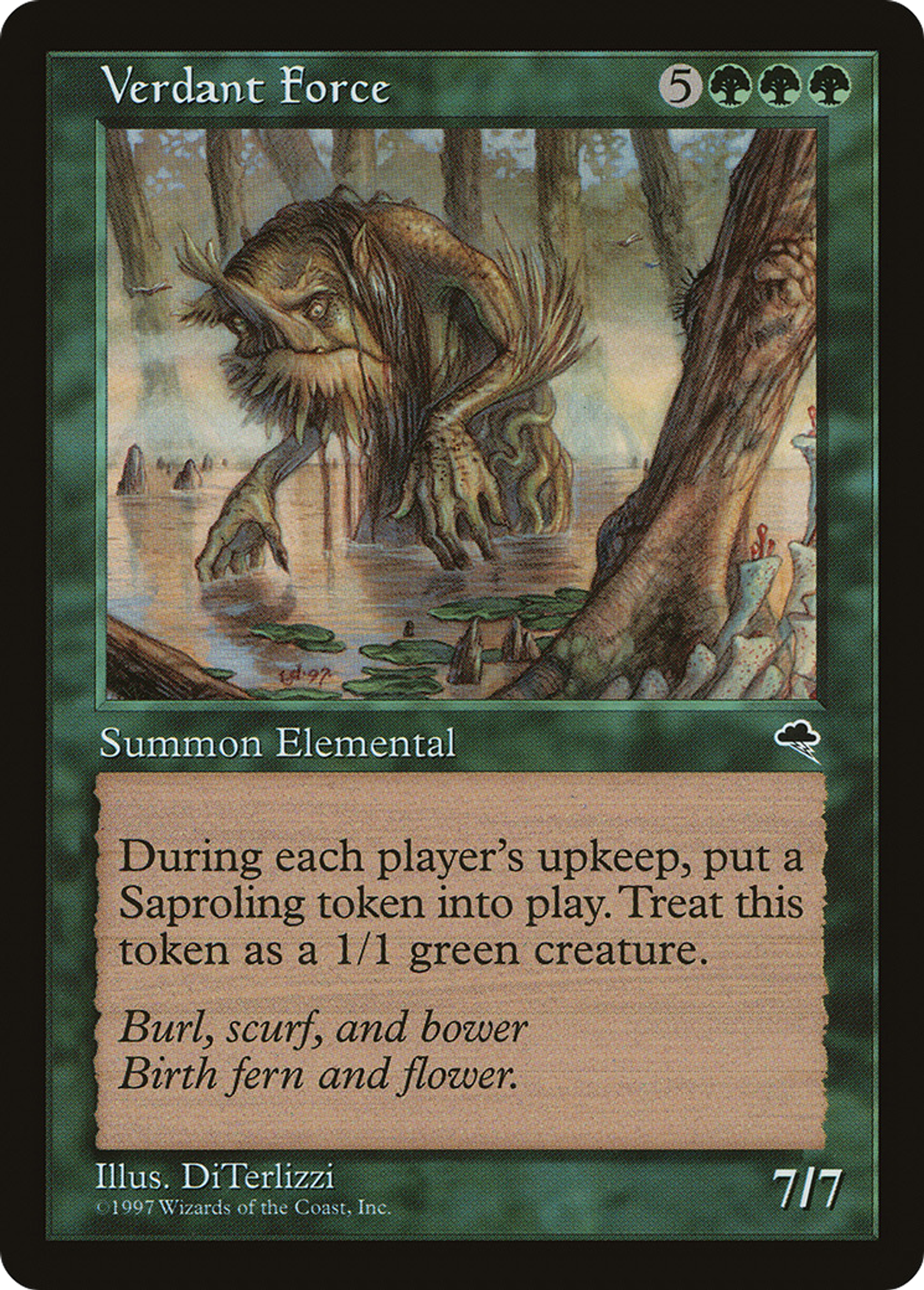 Verdant Force — Tempest — Magic: The Gathering