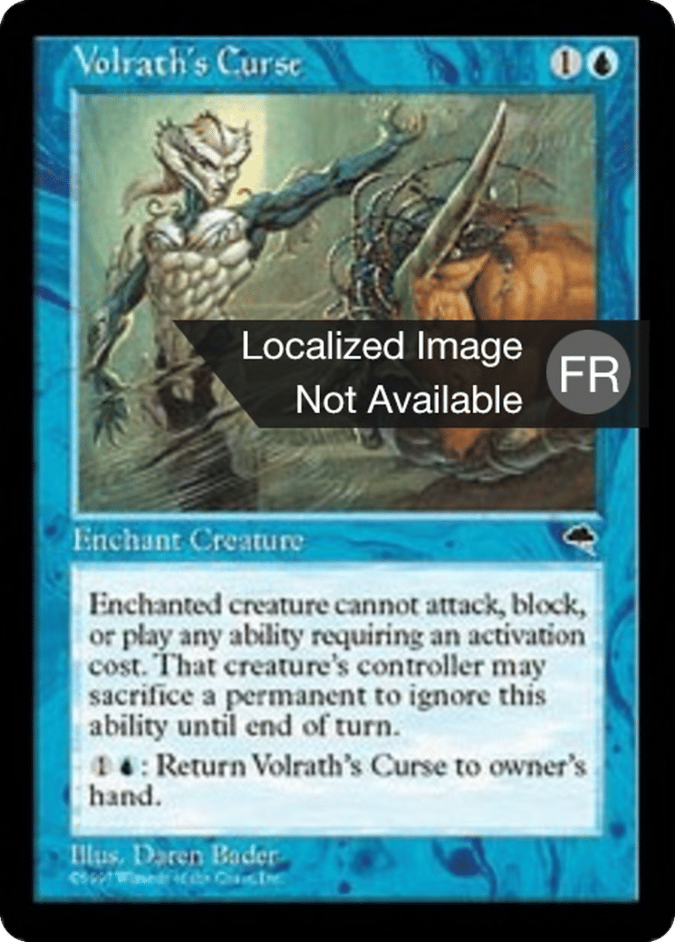 Malédiction selon Wöhlrajh — Tempest — Magic: The Gathering
