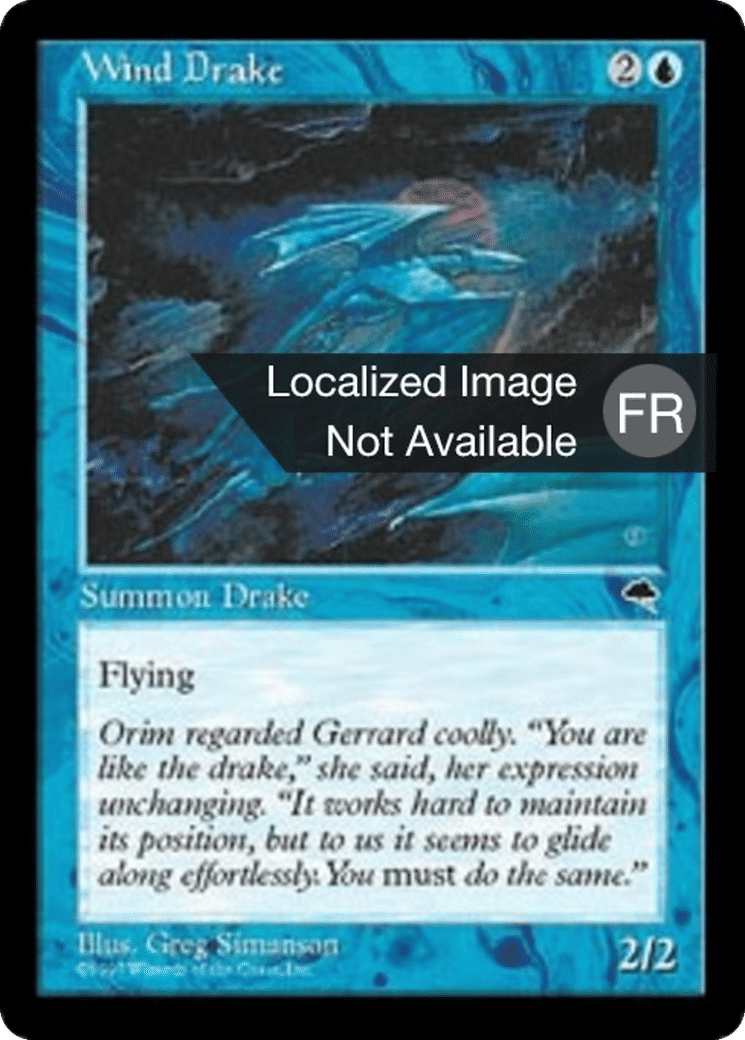 Drakôn des vents — Tempest — Magic: The Gathering