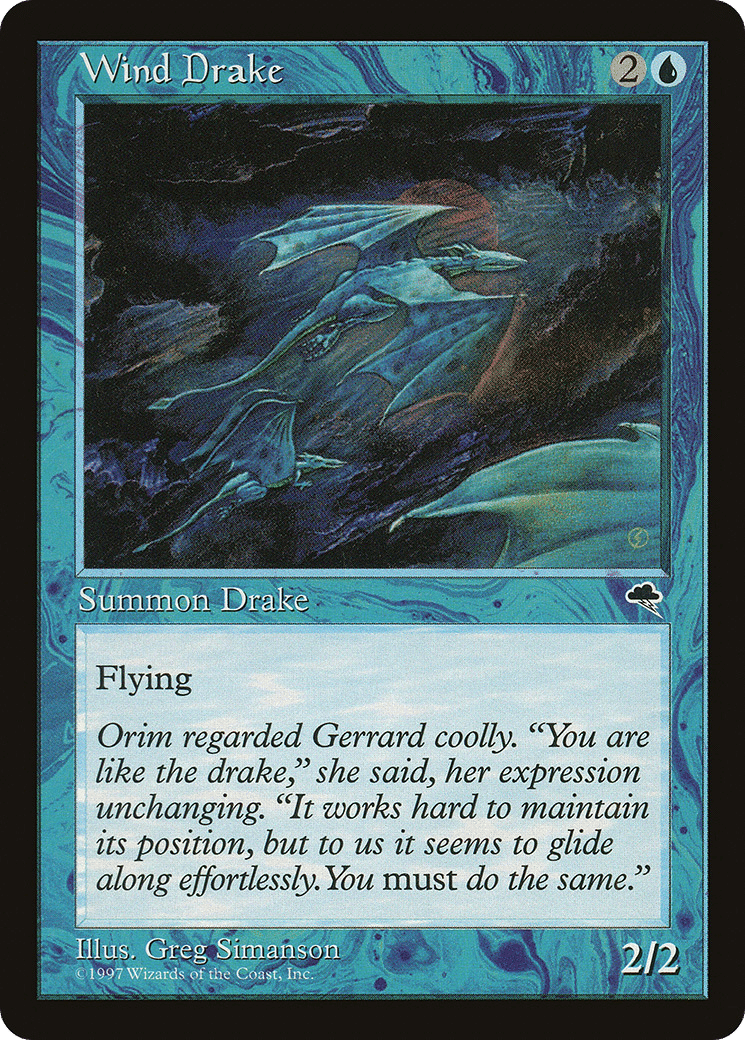 Wind Drake — Tempest — Magic: The Gathering