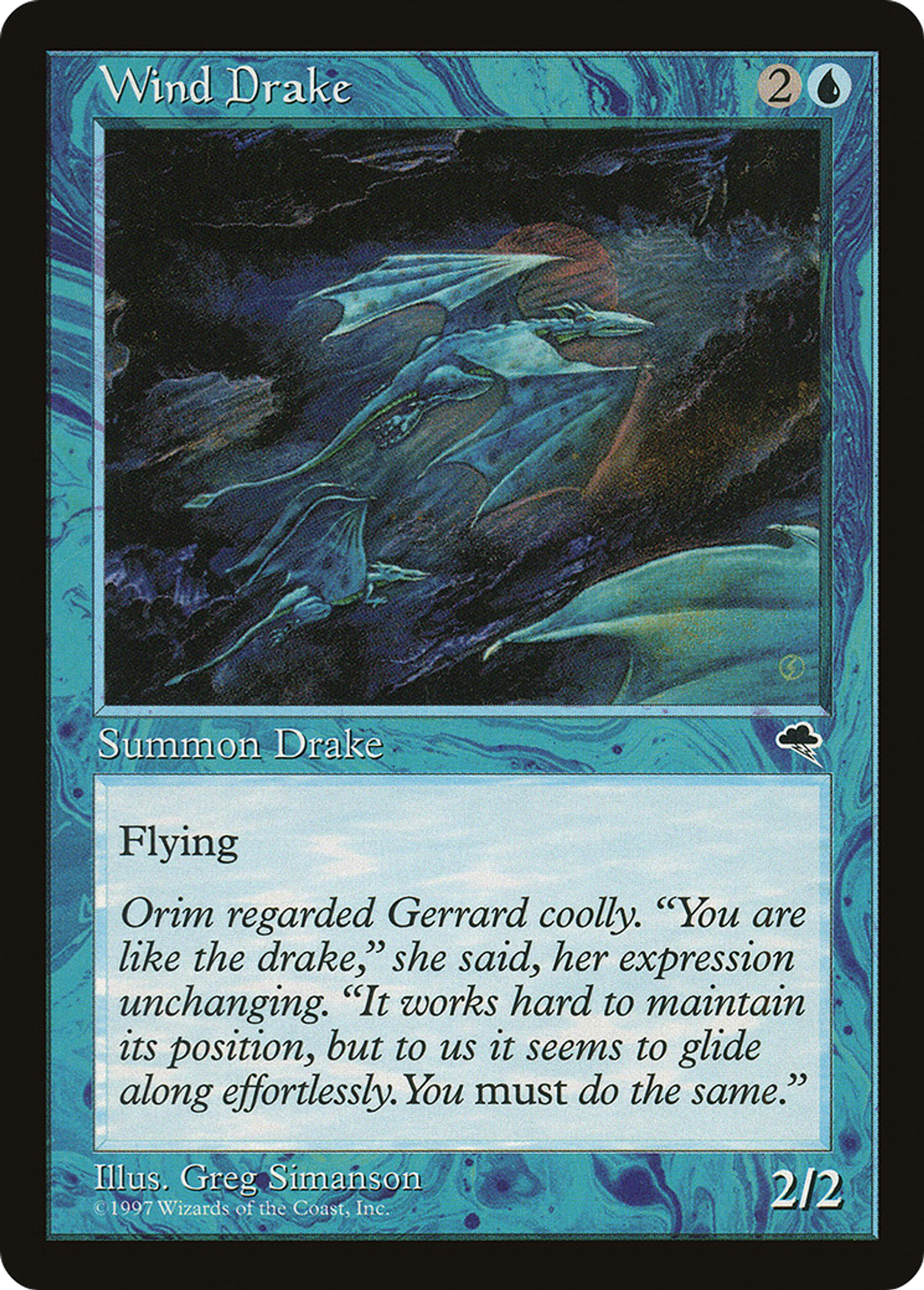 Wind Drake — Tempest — Magic: The Gathering