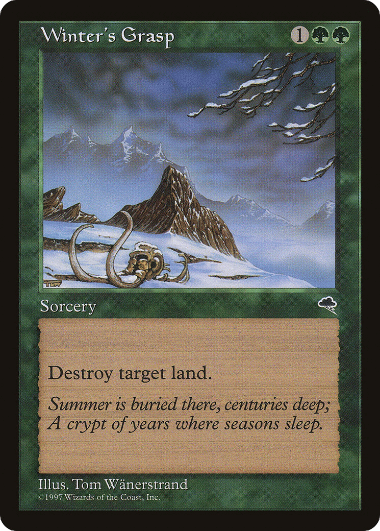 Winter's Grasp — Tempest — Magic: The Gathering