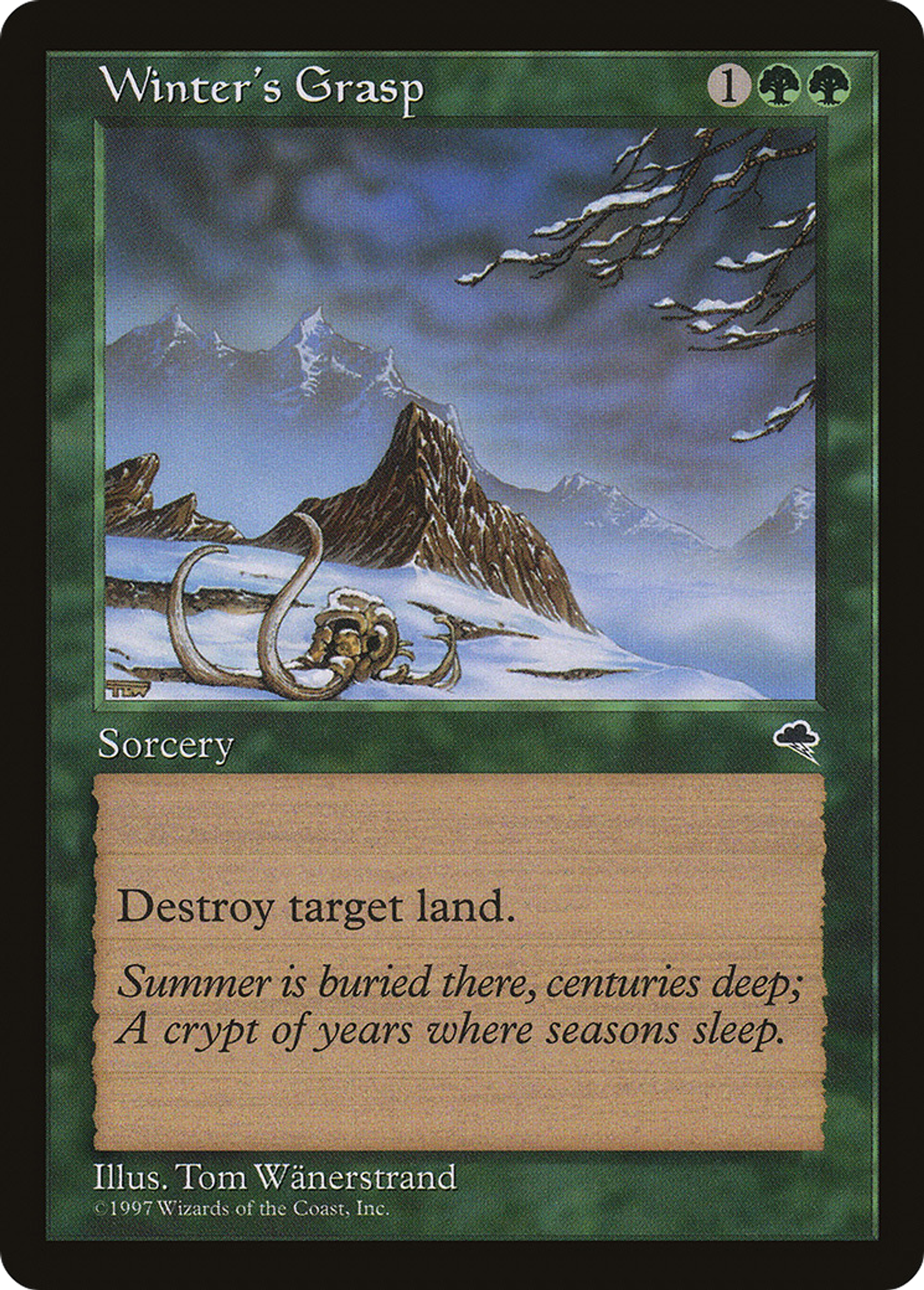 Winter's Grasp — Tempest — Magic: The Gathering