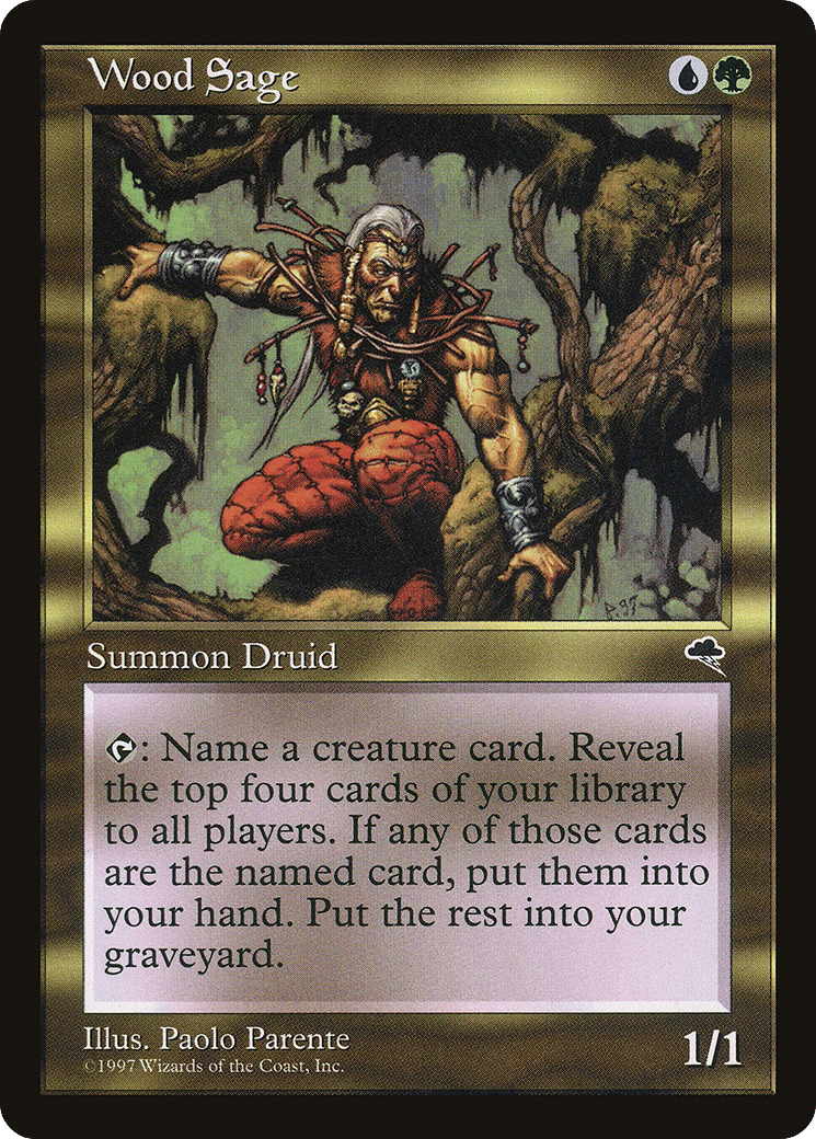 Wood Sage — Tempest — Magic: The Gathering