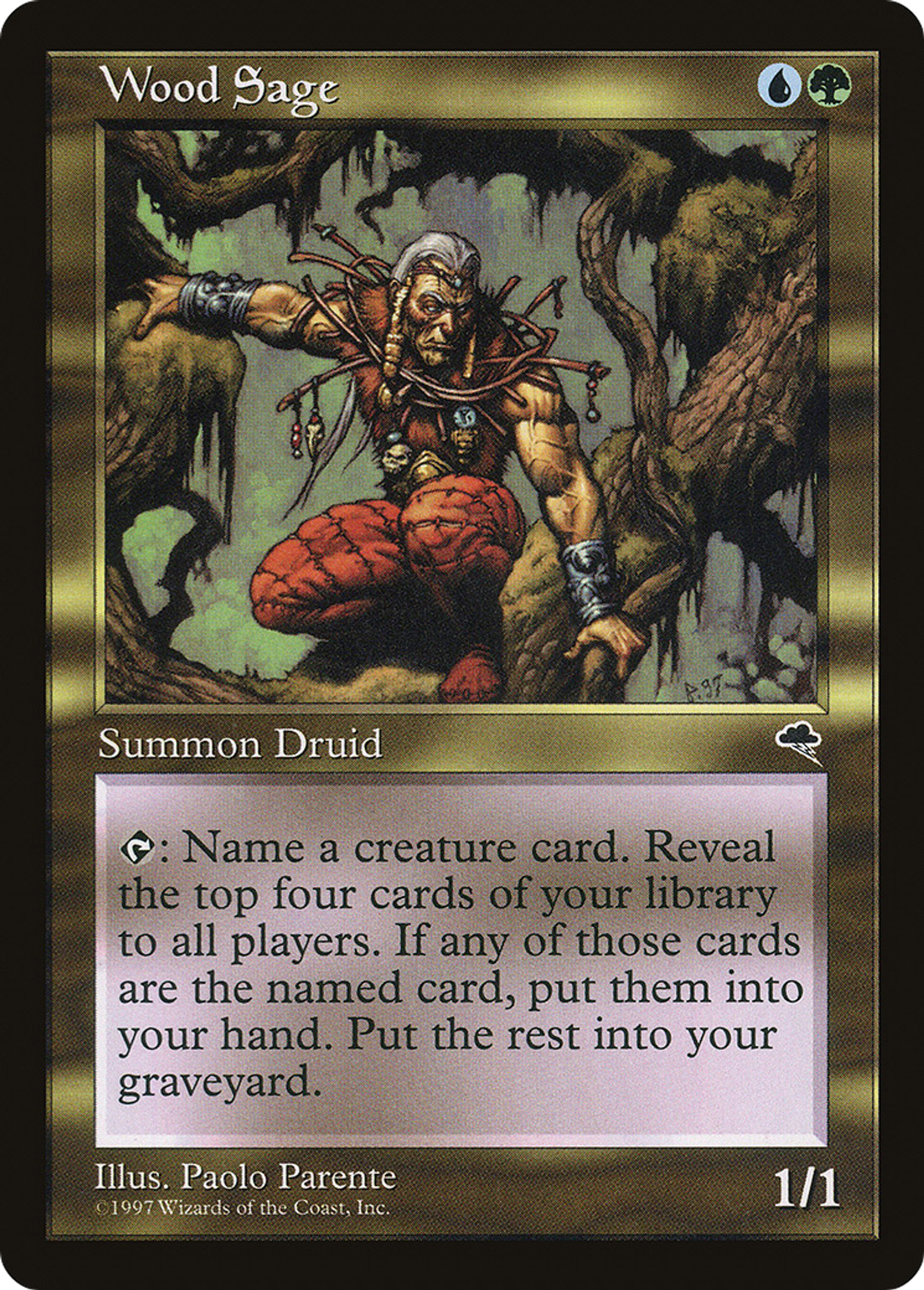 Sage des bois — Tempest — Magic: The Gathering