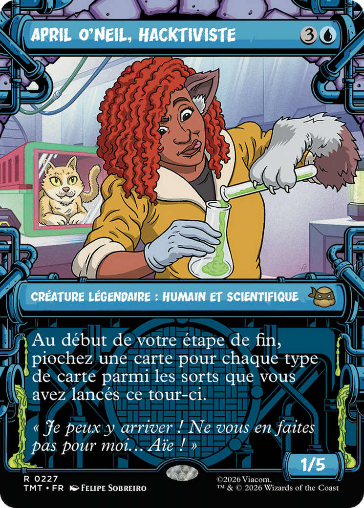 April O'Neil, hacktiviste — Teenage Mutant Ninja Turtles — Magic: The Gathering