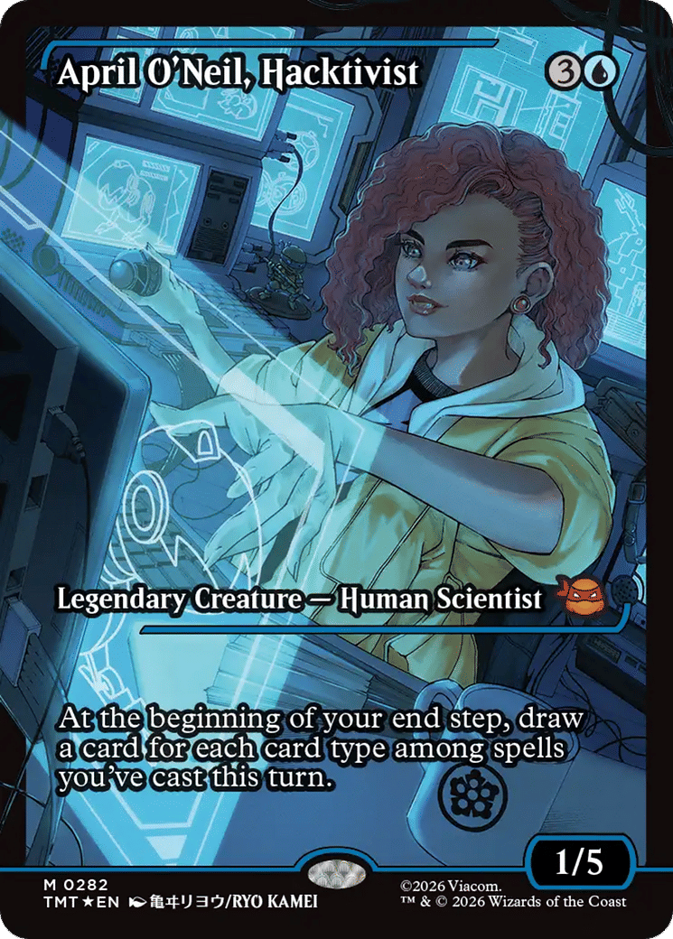 April O'Neil, Hacktivist from Teenage Mutant Ninja Turtles - Magic: The Gathering