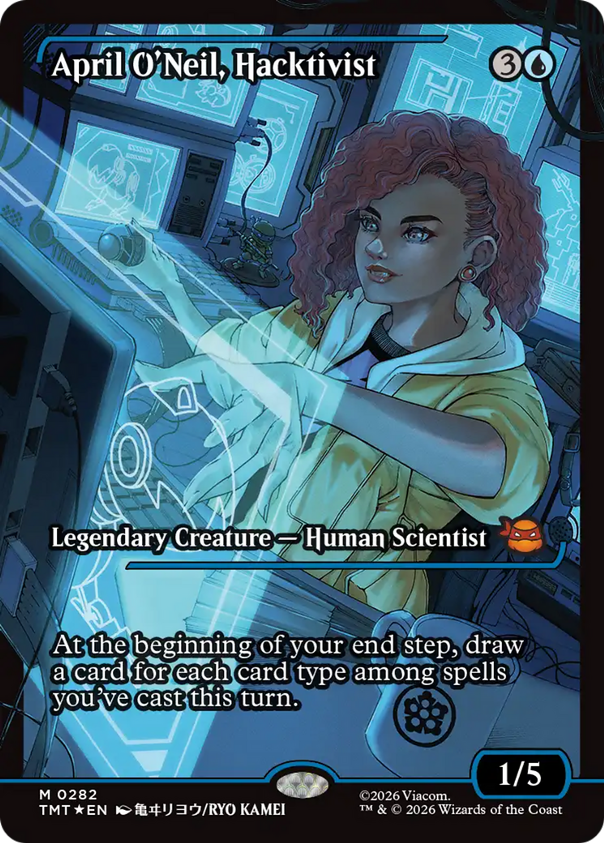 April O'Neil, hacktiviste — Teenage Mutant Ninja Turtles — Magic: The Gathering
