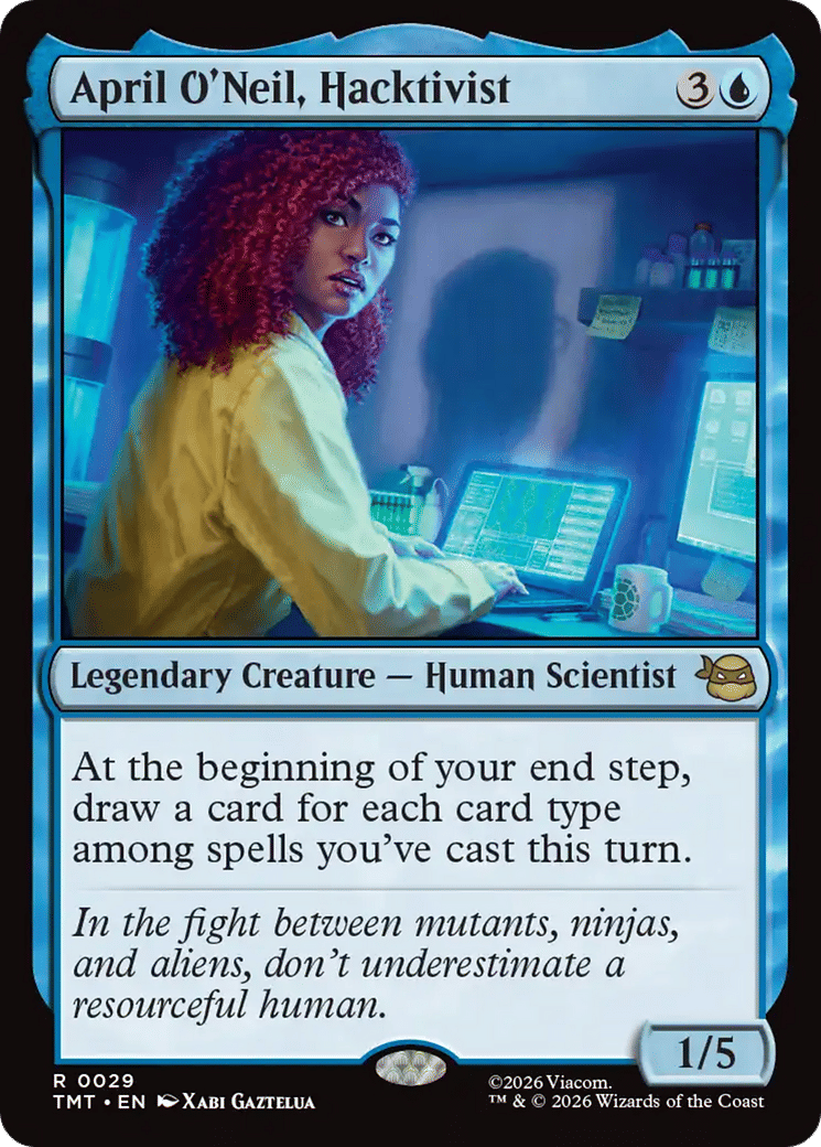 April O'Neil, Hacktivist — Teenage Mutant Ninja Turtles — Magic: The Gathering
